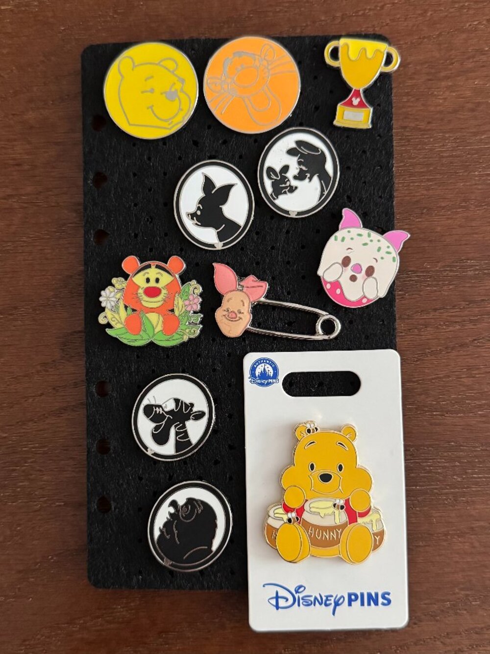 Disney Winnie the Pooh Trading Pins Lot of 11 Tigger Piglet Hidden Mickey